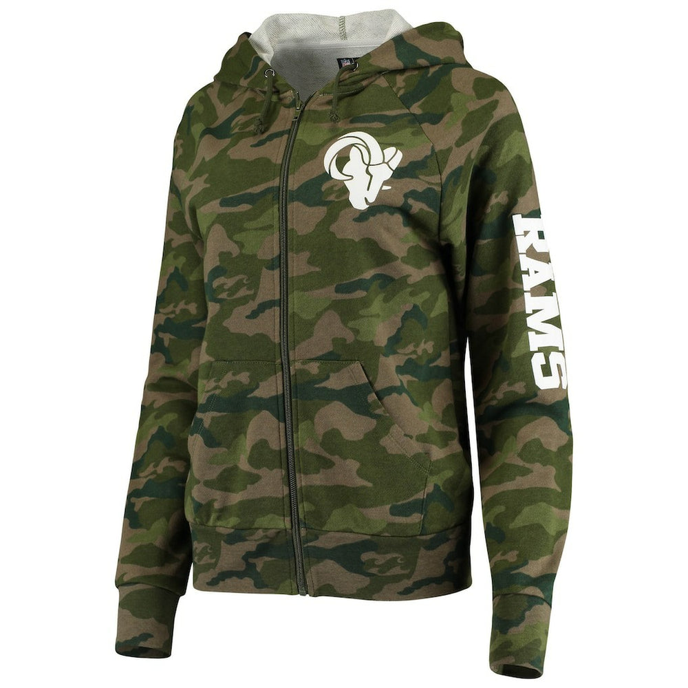 Los Angeles Rams Women's Raglan Full-Zip Hoodie | NFL US