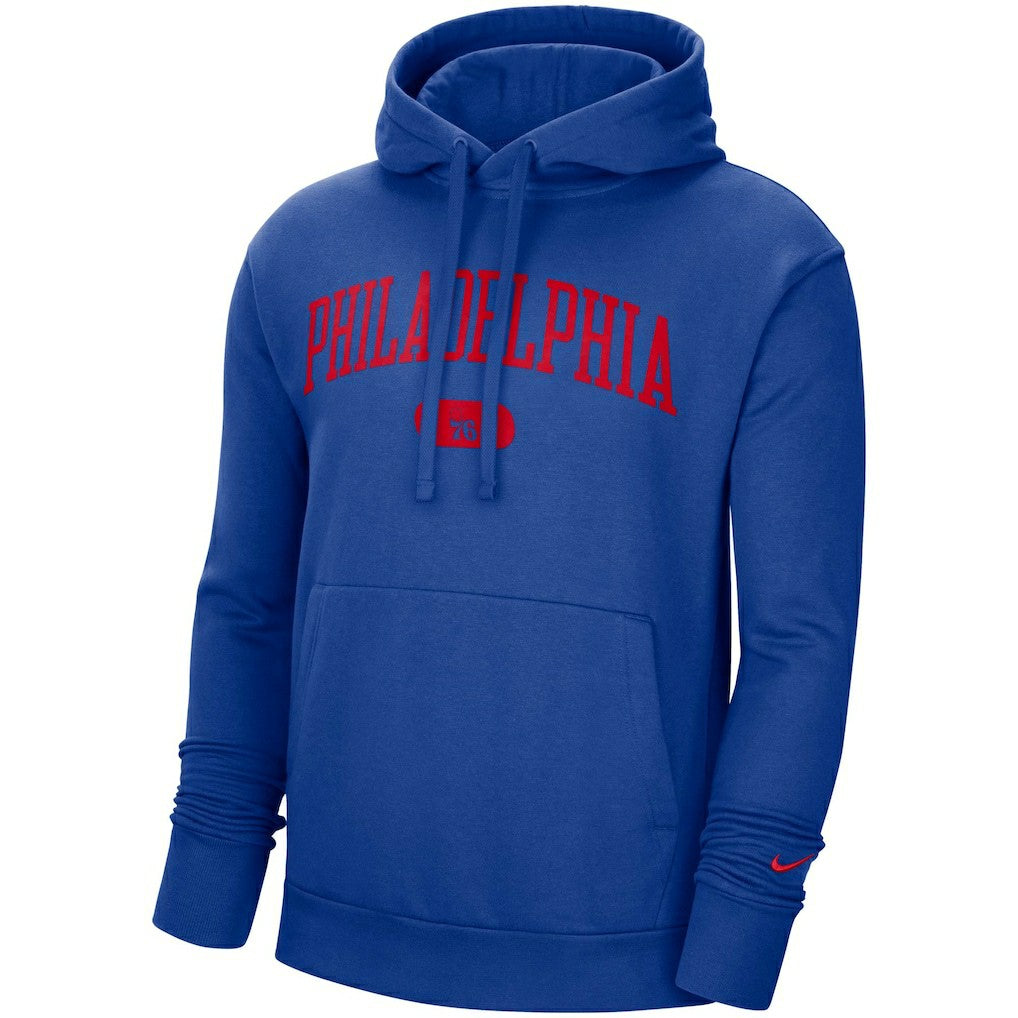 Royal Philadelphia 76ers Heritage Essential Pullover Hoodie | NBA