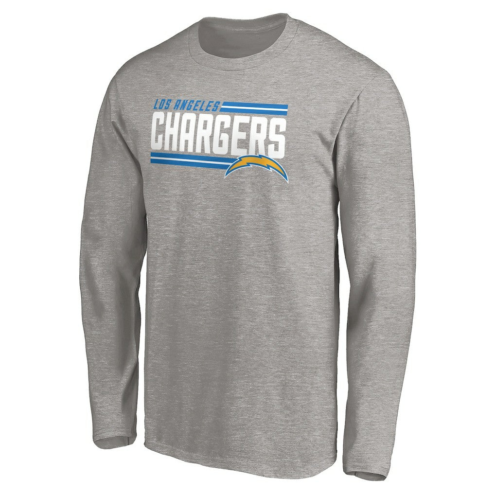 Los Angeles Chargers On Side Stripe Long Sleeve T-Shirt | NFL Outlet