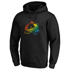 Colorado Avalanche Team Pride Logo Pullover Hoodie -  NHL Hoodies
