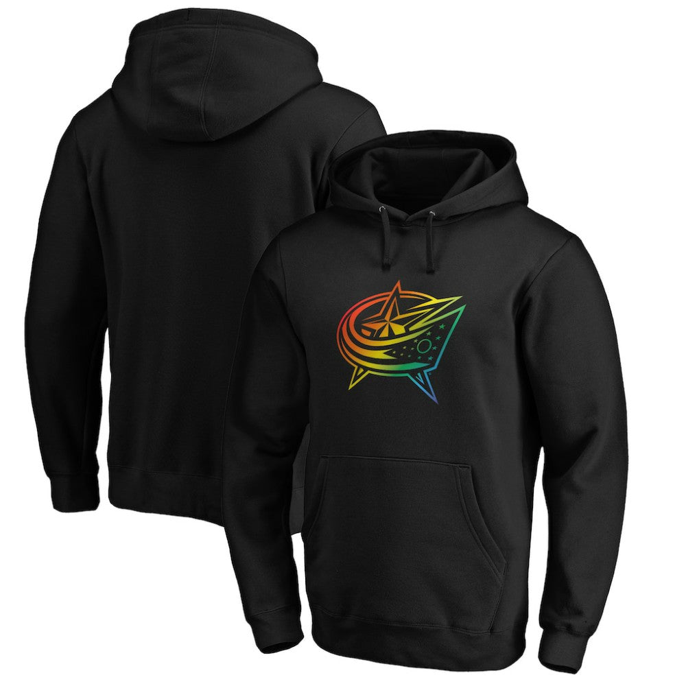 Columbus Blue Jackets Team Pride Logo Pullover Hoodie -  NHL Hoodies