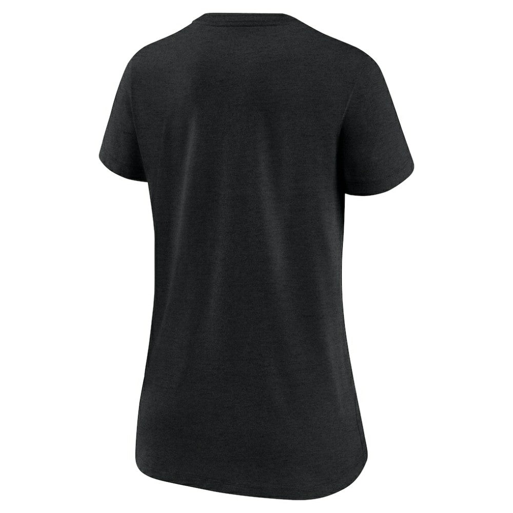 Miami Marlins Nike Women's Authentic Collection Tri-Blend V-Neck T-Shirt - MLB T-shirts