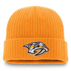 Nashville Predators Fanatics Core Primary Logo Cuffed Knit Hat -  NHL Hats