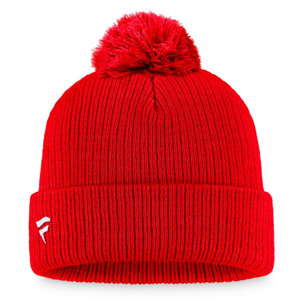 Washington Capitals Fanatics Primary Logo Cuffed Knit Hat with Pom -  NHL Hats
