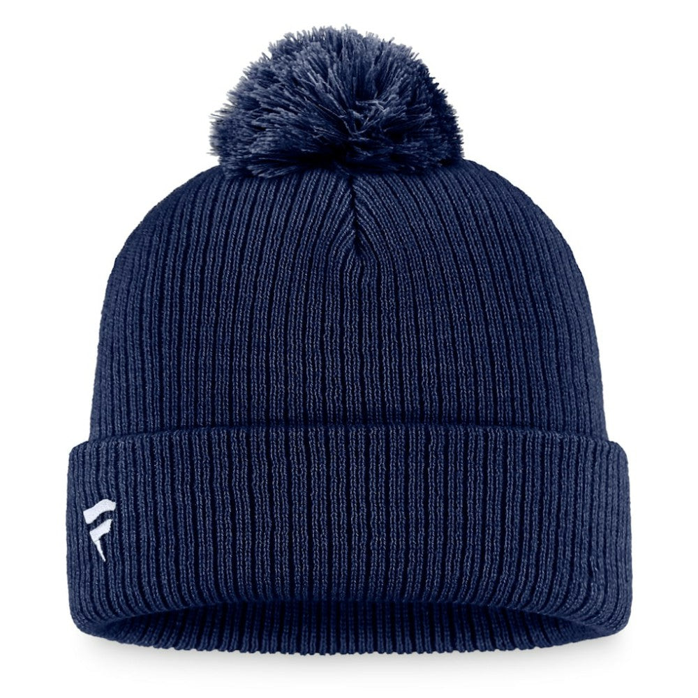 St. Louis Blues Fanatics Primary Logo Cuffed Knit Hat with Pom -  NHL Hats