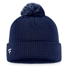 St. Louis Blues Fanatics Primary Logo Cuffed Knit Hat with Pom -  NHL Hats
