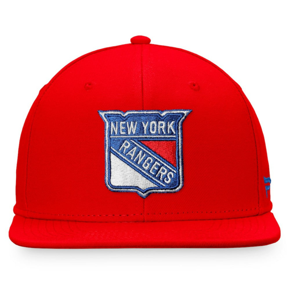 New York Rangers Fanatics Core Primary Logo Fitted Hat -  NHL Hats