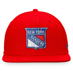 New York Rangers Fanatics Core Primary Logo Fitted Hat -  NHL Hats