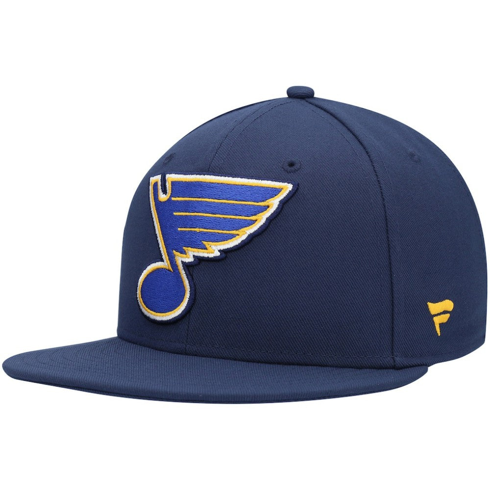 St. Louis Blues Fanatics Core Primary Logo Fitted Hat -  NHL Hats