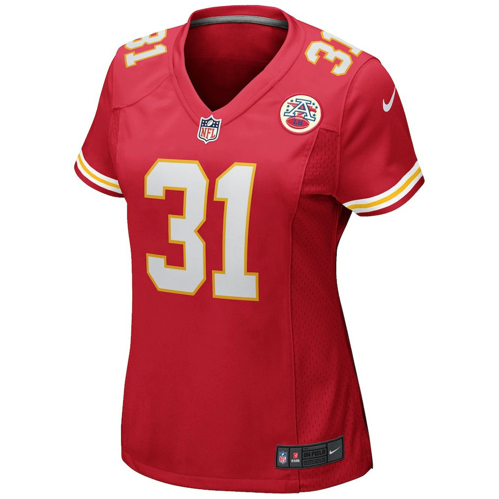 Kansas City Chiefs Priest Holmes  Women's Game Retired Player Jersey | NFL Near me