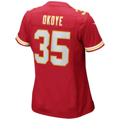 Kansas City Chiefs Christian Okoye  Women's Game Retired Player Jersey | NFL Online