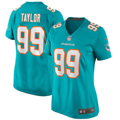 Miami Dolphins Jason Taylor  Women's Game Retired Player Jersey | NFL Outlet