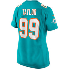 Miami Dolphins Jason Taylor  Women's Game Retired Player Jersey | NFL Outlet