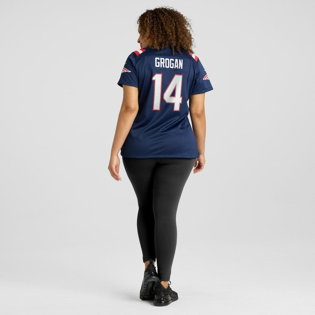 New England Patriots Steve Grogan  Women's Game Retired Player Jersey | NFL Online