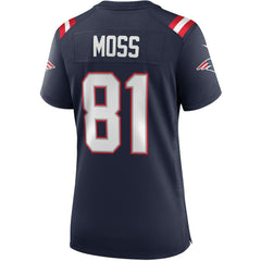 New England Patriots Randy Moss  Women's Game Retired Player Jersey | NFL Online