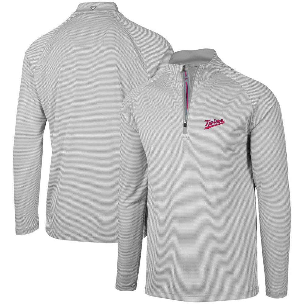 Minnesota Twins Levelwear Orion Historic Logo Raglan Quarter-Zip Jacket - MLB Jackets