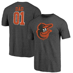 Baltimore Orioles Father's Day Greatest Dad Tri-Blend T-Shirt - MLB T-shirts
