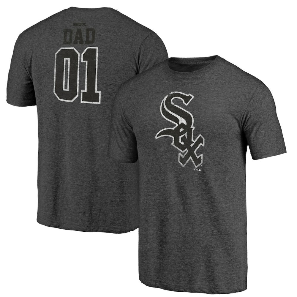 Chicago White Sox Father's Day Greatest Dad Tri-Blend T-Shirt - MLB T-shirts