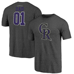 Colorado Rockies Father's Day Greatest Dad Tri-Blend T-Shirt - MLB T-shirts