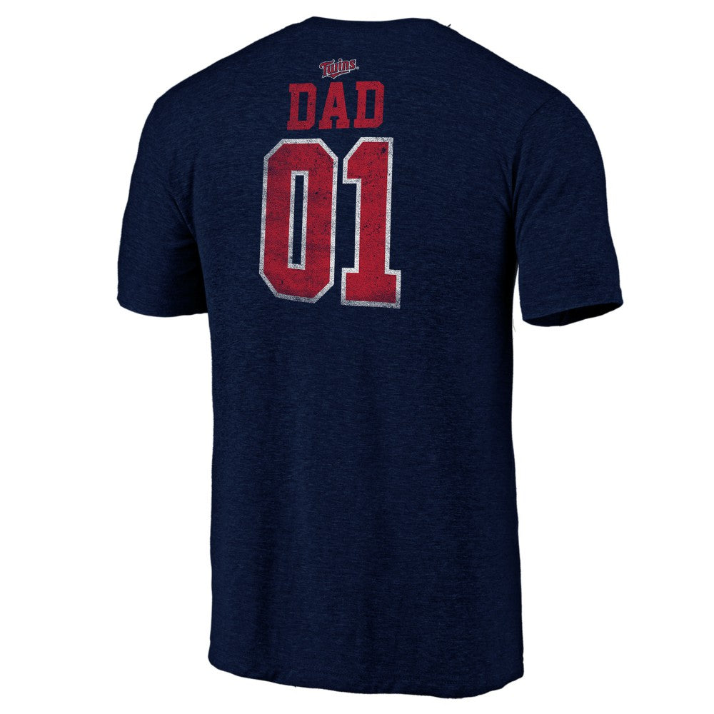 Minnesota Twins Father's Day Greatest Dad Tri-Blend T-Shirt - MLB T-shirts