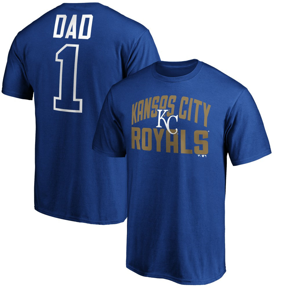 Kansas City Royals Father's Day #1 Dad T-Shirt - MLB T-shirts