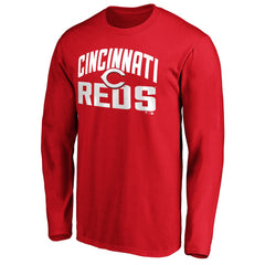 Cincinnati Reds Father's Day #1 Dad Long Sleeve T-Shirt - MLB T-shirts