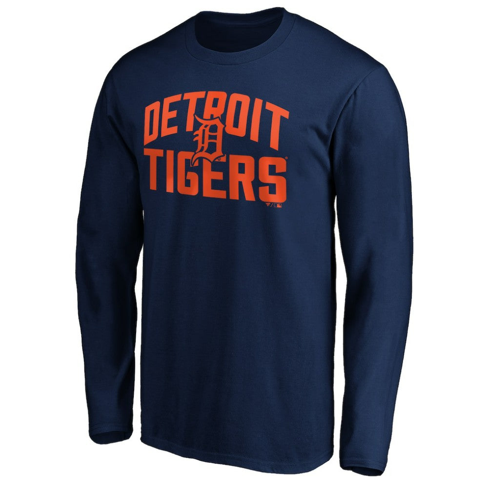 Detroit Tigers Father's Day #1 Dad Long Sleeve T-Shirt - MLB T-shirts