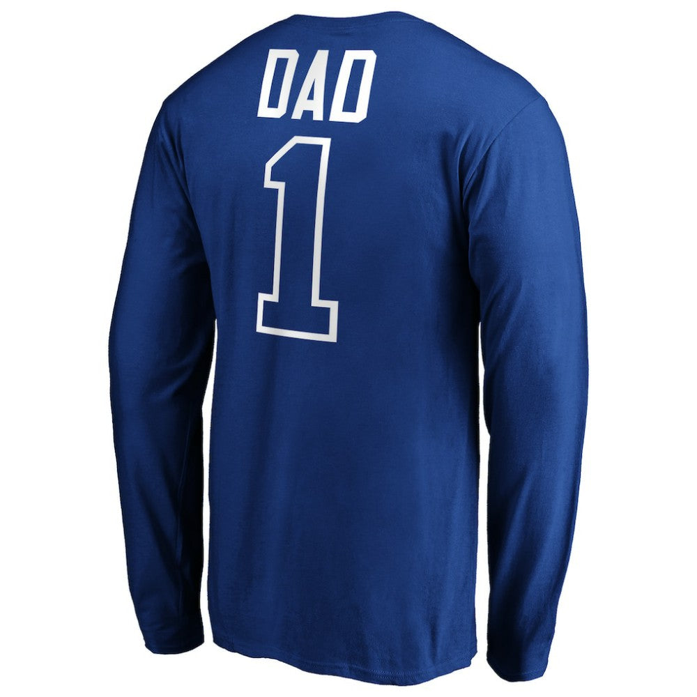 Los Angeles Dodgers Father's Day #1 Dad Long Sleeve T-Shirt - MLB T-shirts