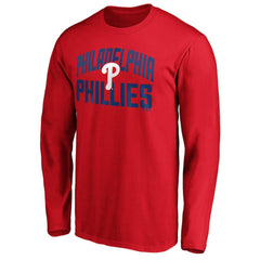 Philadelphia Phillies Father's Day #1 Dad Long Sleeve T-Shirt - MLB T-shirts