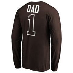 San Diego Padres Father's Day #1 Dad Long Sleeve T-Shirt - MLB T-shirts