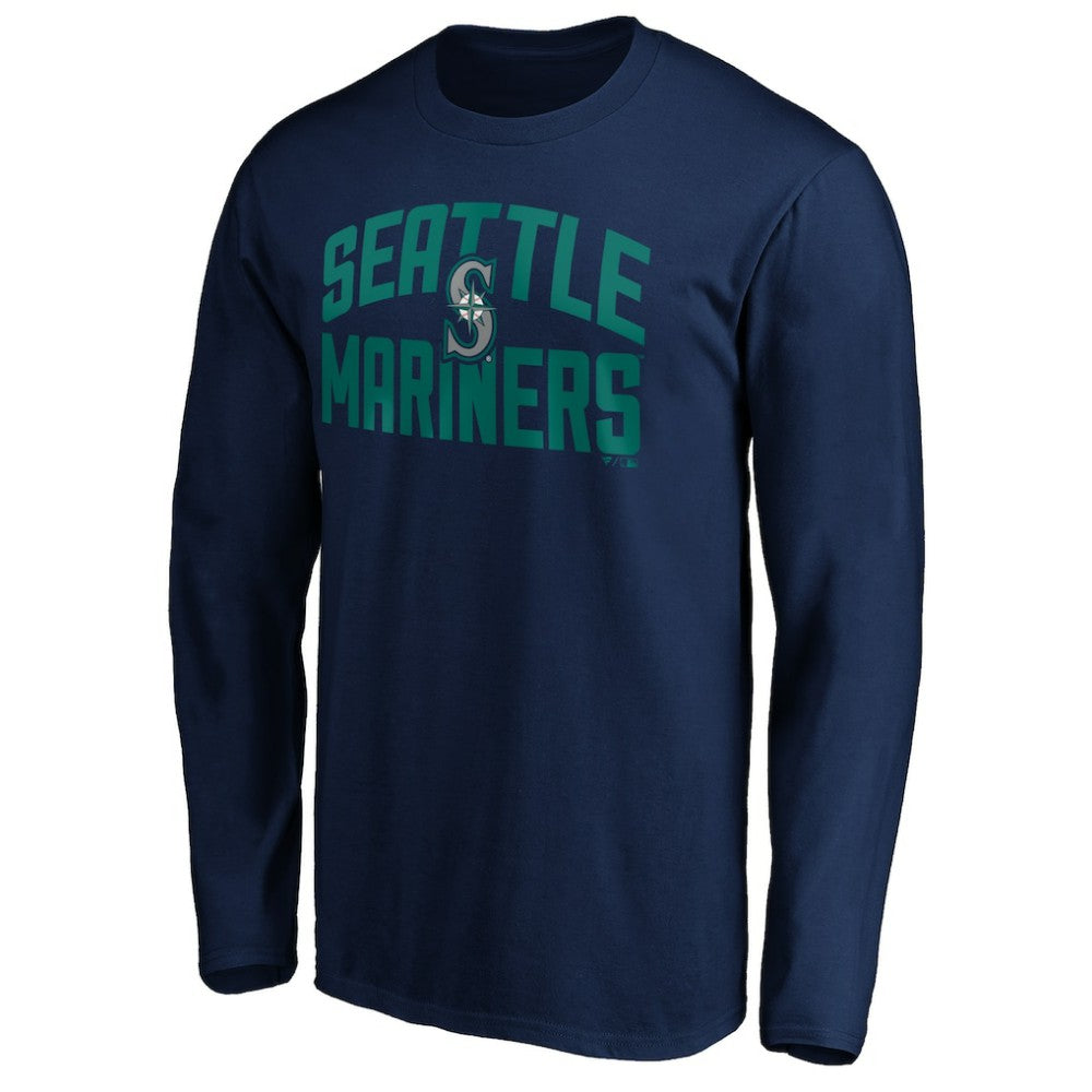 Seattle Mariners Father's Day #1 Dad Long Sleeve T-Shirt - MLB T-shirts