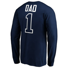 Tampa Bay Rays Father's Day #1 Dad Long Sleeve T-Shirt - MLB T-shirts