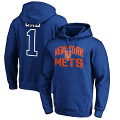 New York Mets Father's Day #1 Dad Pullover Hoodie - MLB Hoodies