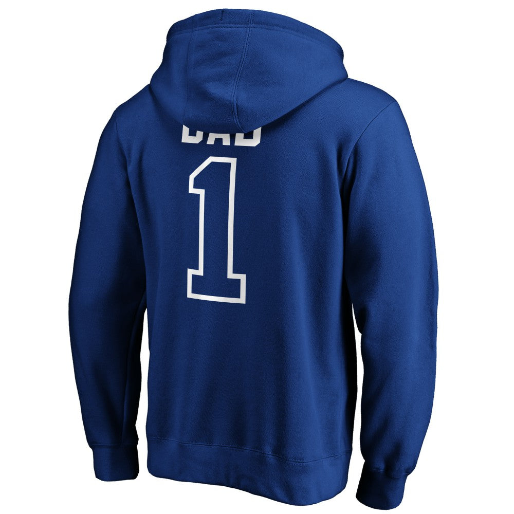 New York Mets Father's Day #1 Dad Pullover Hoodie - MLB Hoodies