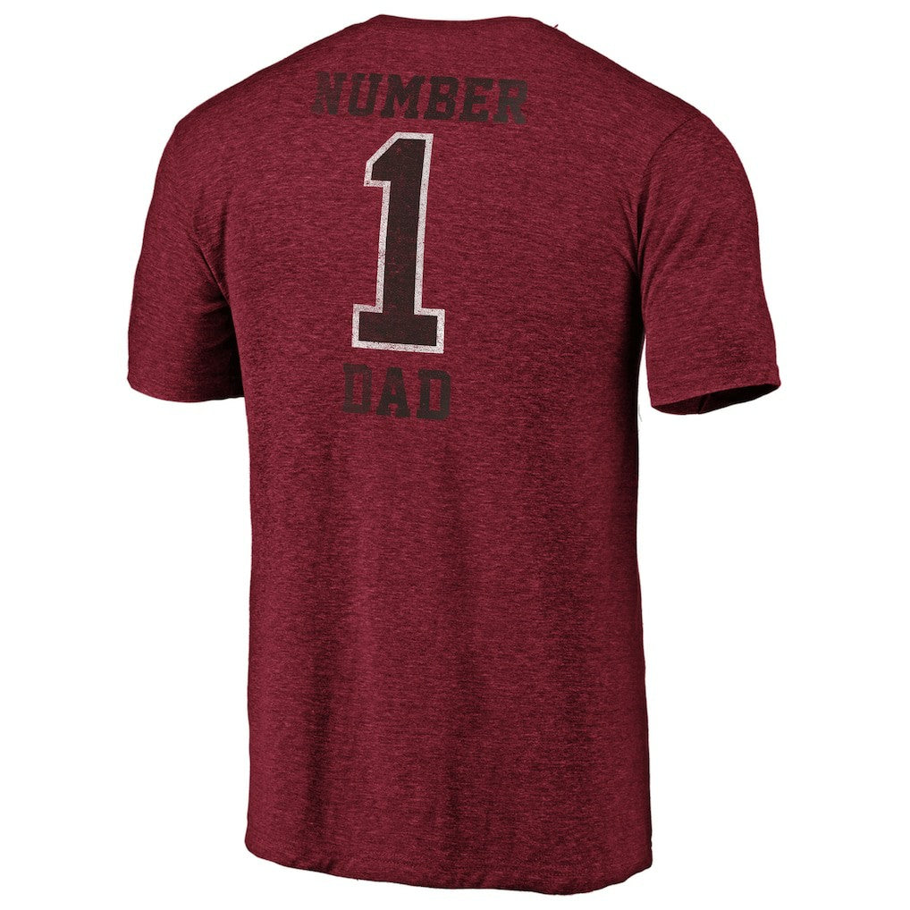 Arizona Cardinals #1 Dad Team Logo T-Shirt | NFL On sale