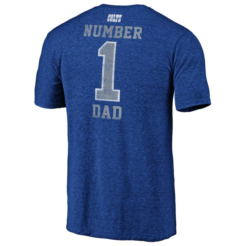 Indianapolis Colts #1 Dad Team Logo T-Shirt | NFL Outlet