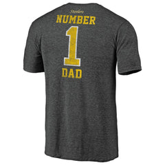Pittsburgh Steelers #1 Dad Team Logo T-Shirt | NFL Discount