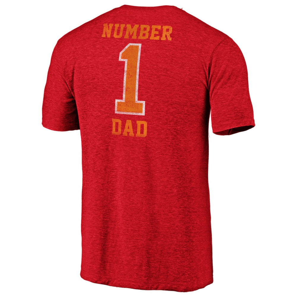 Tampa Bay Buccaneers #1 Dad Team Logo T-Shirt | NFL New