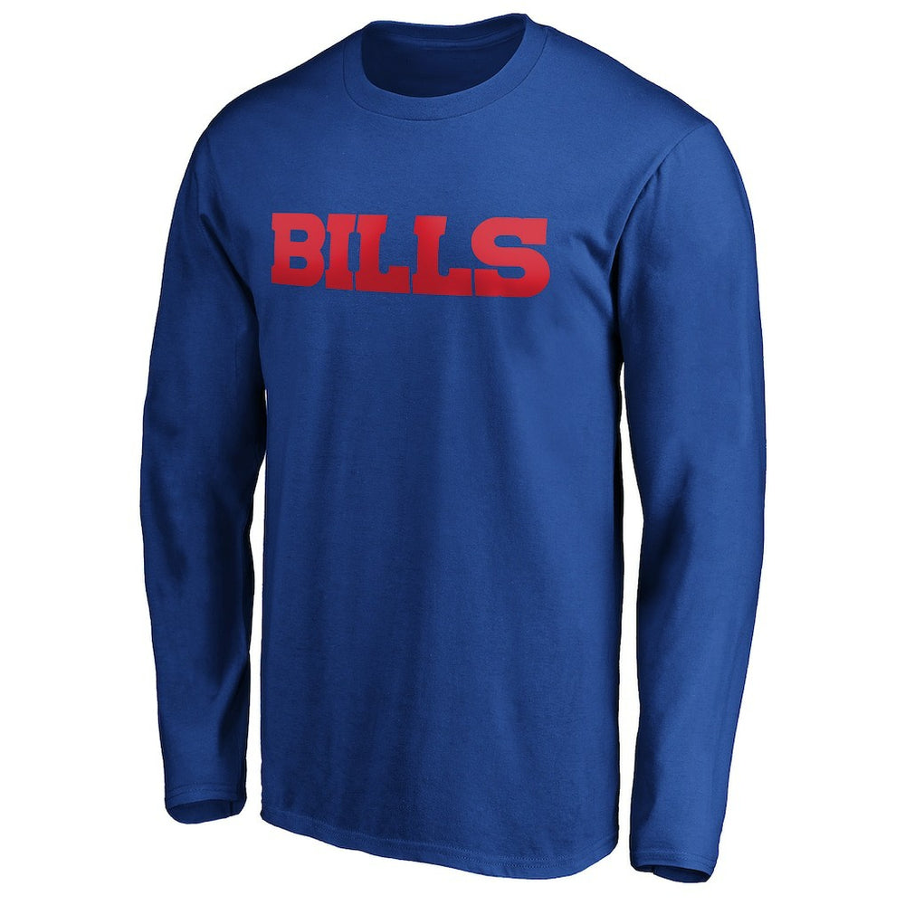 Buffalo Bills #1 Dad Long Sleeve Team Logo T-Shirt | NFL Outlet