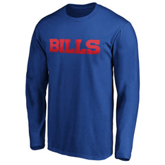 Buffalo Bills #1 Dad Long Sleeve Team Logo T-Shirt | NFL Outlet