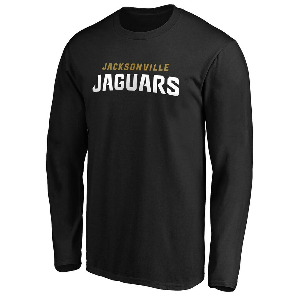 Jacksonville Jaguars #1 Dad Long Sleeve Team Logo T-Shirt | NFL Online