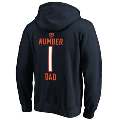 Chicago Bears #1 Dad Pullover Hoodie | NFL US