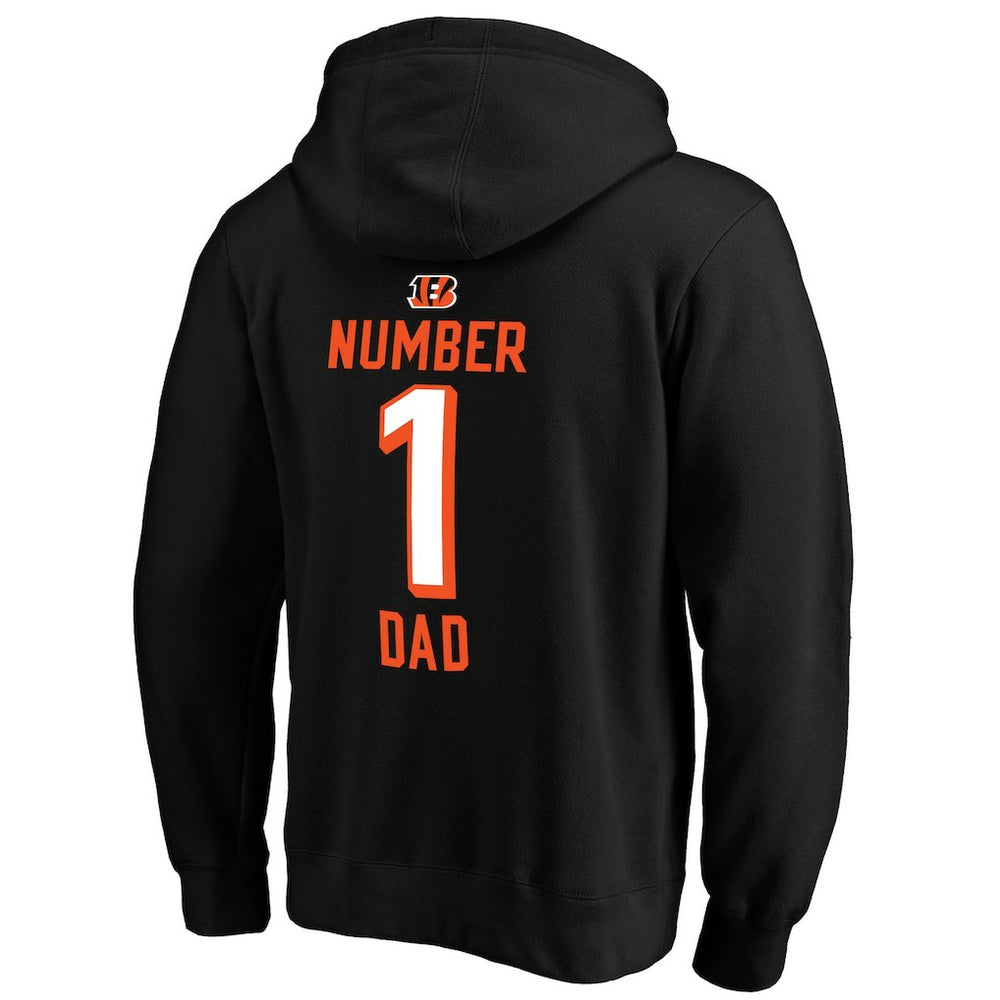 Cincinnati Bengals #1 Dad Pullover Hoodie | NFL US