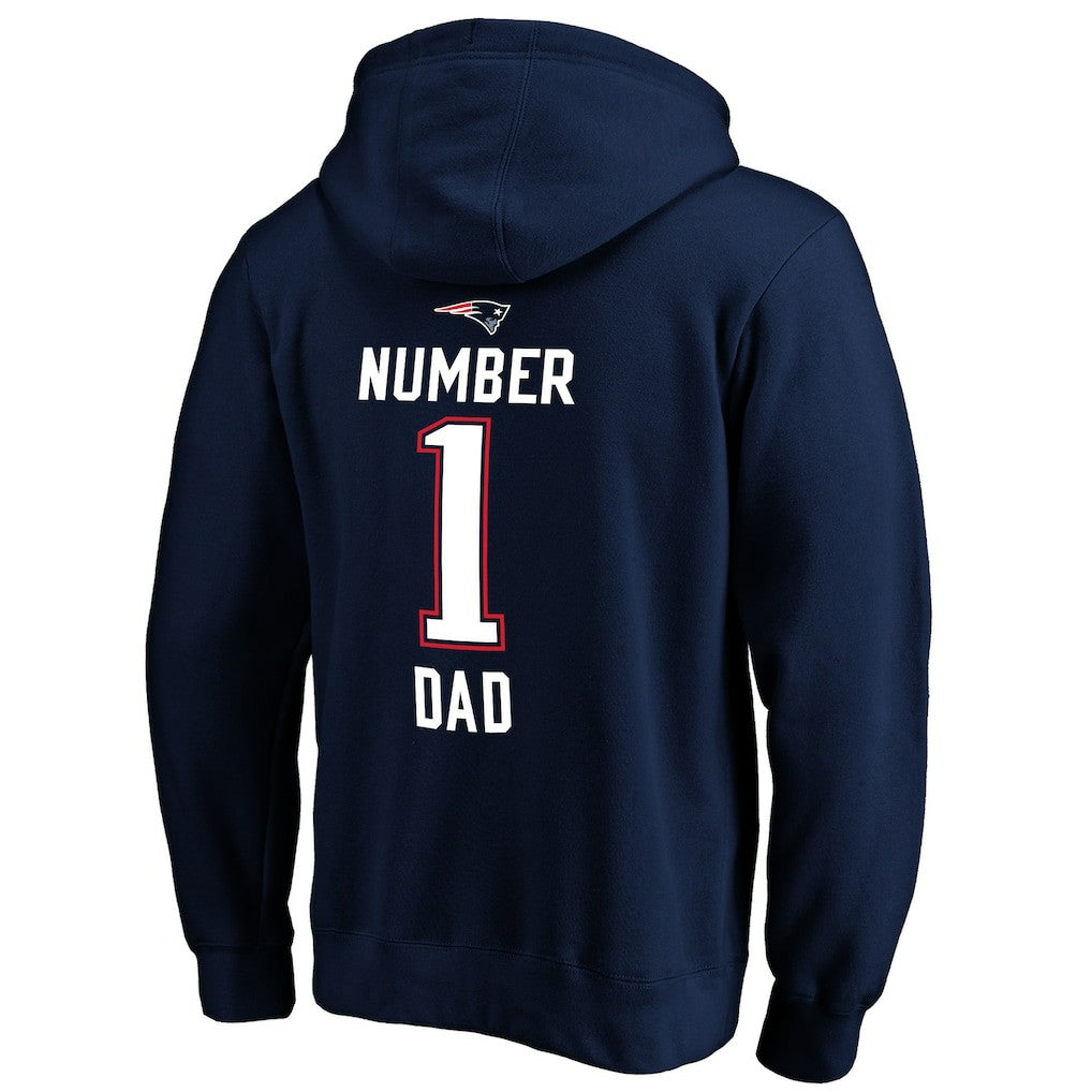 New England Patriots #1 Dad Pullover Hoodie | NFL Discount