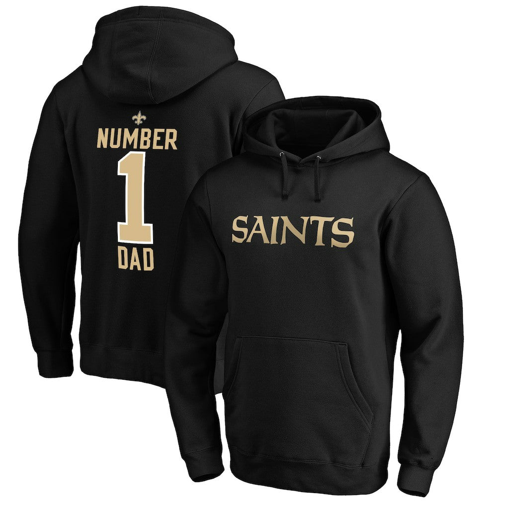 New Orleans Saints #1 Dad Pullover Hoodie | NFL Sale