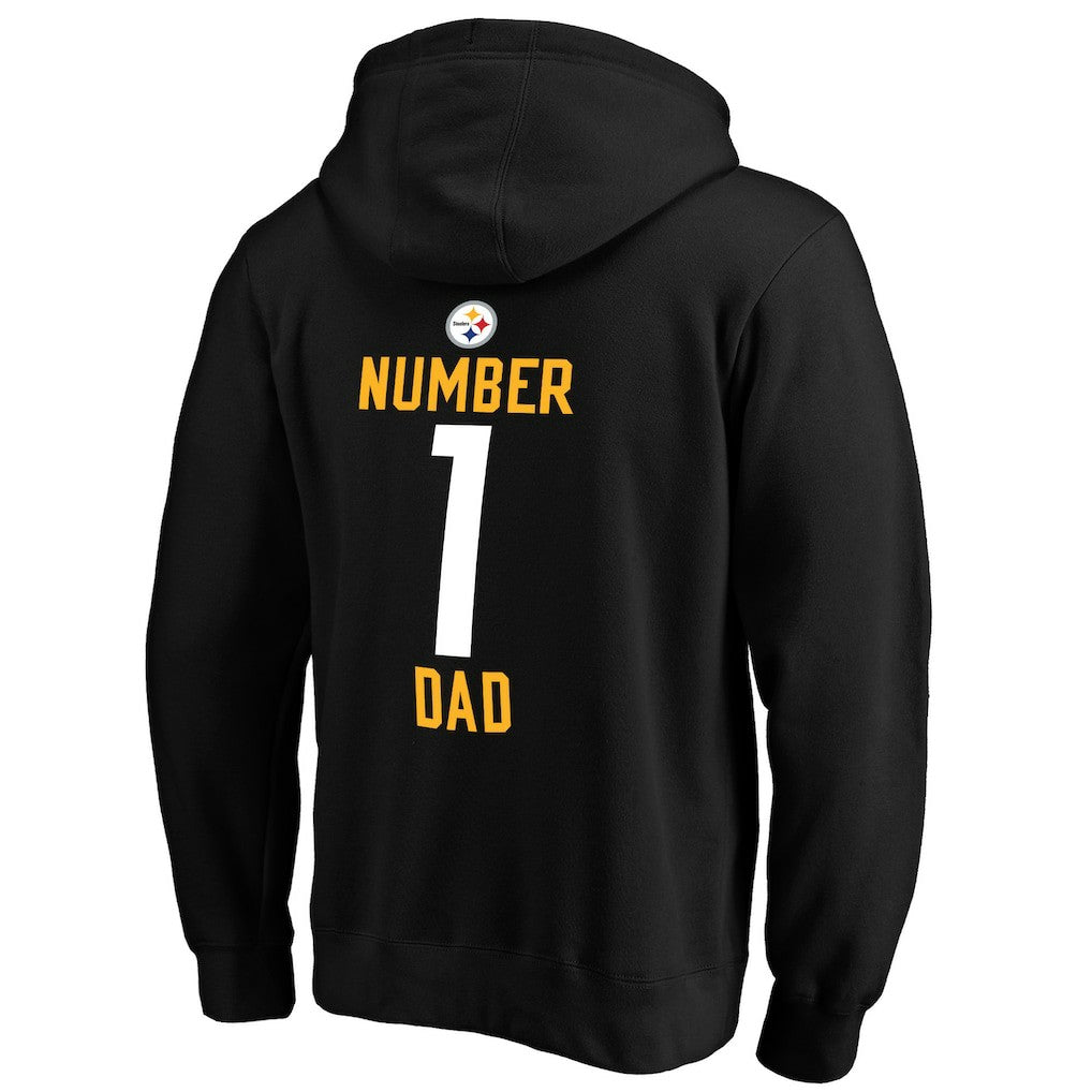 Pittsburgh Steelers #1 Dad Pullover Hoodie | NFL Outlet