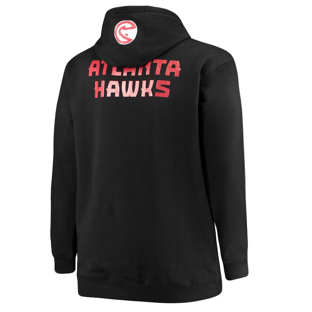 Black Trae Young Atlanta Hawks Big & Tall Player Name & Number Full-Zip Hoodie Jacket | NBA