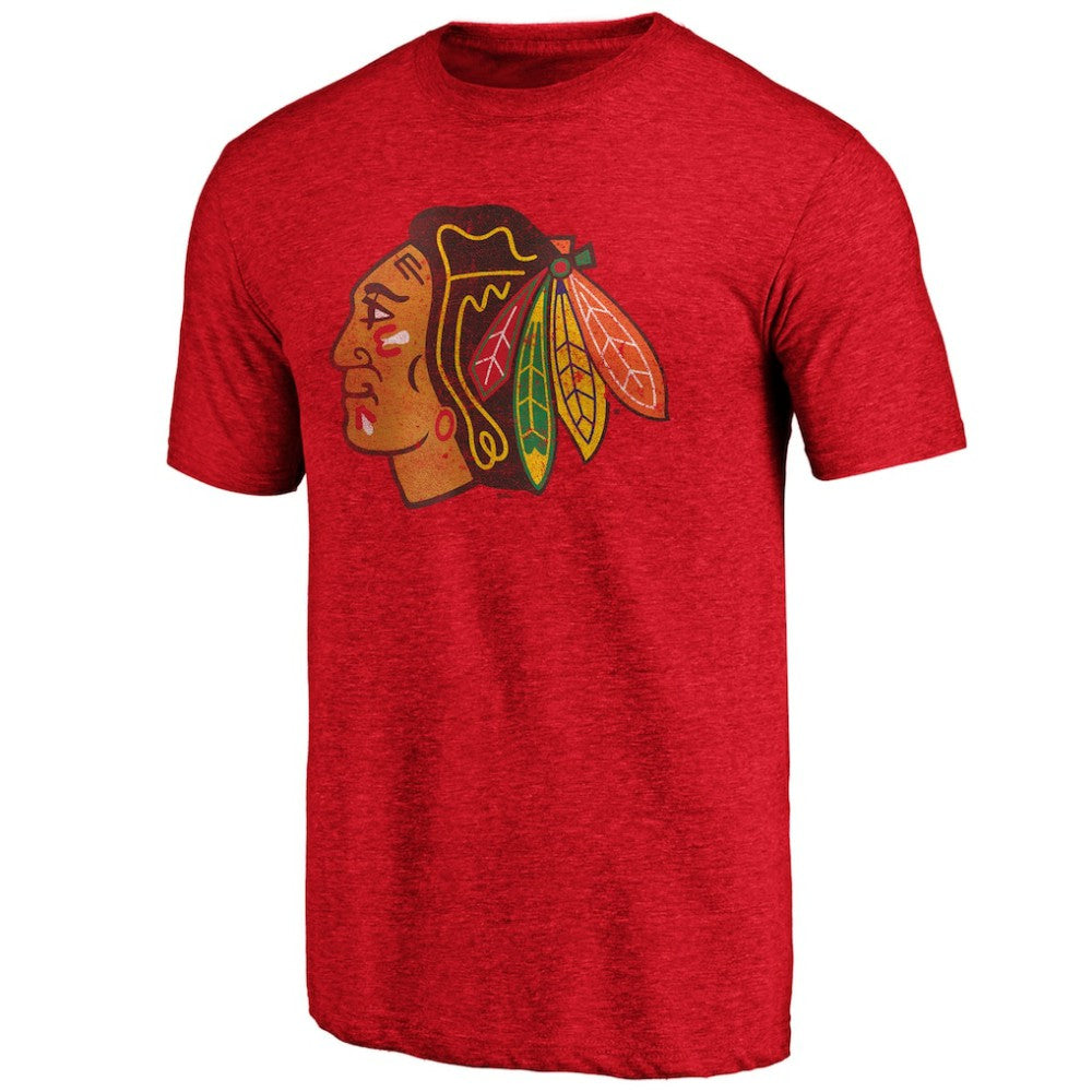 Chicago Blackhawks Greatest Dad Tri-Blend T-Shirt -  NHL T-shirts