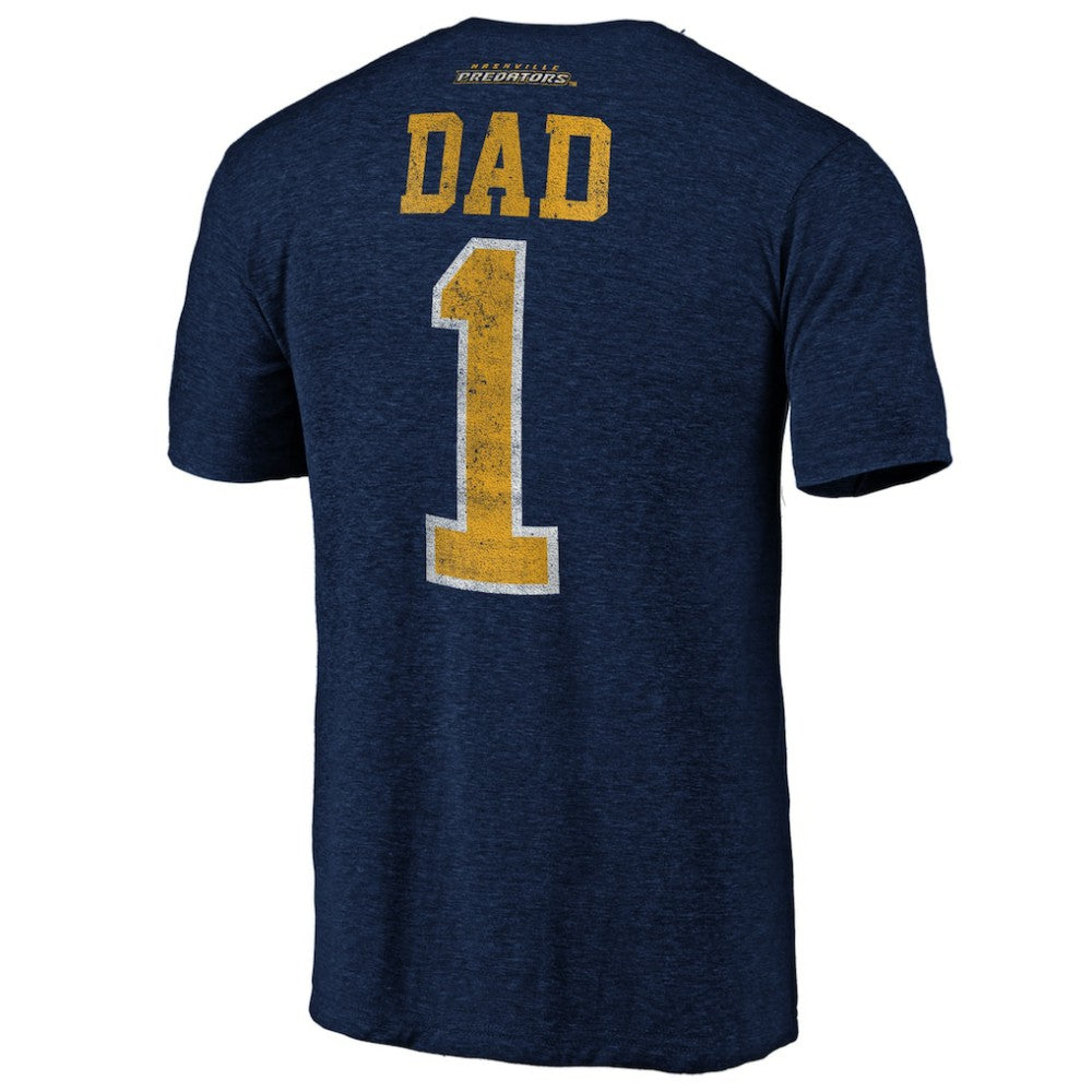 Nashville Predators Greatest Dad Tri-Blend T-Shirt -  NHL T-shirts