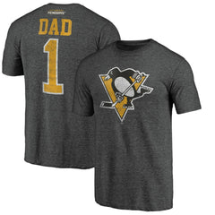 Pittsburgh Penguins Greatest Dad Tri-Blend T-Shirt -  NHL T-shirts